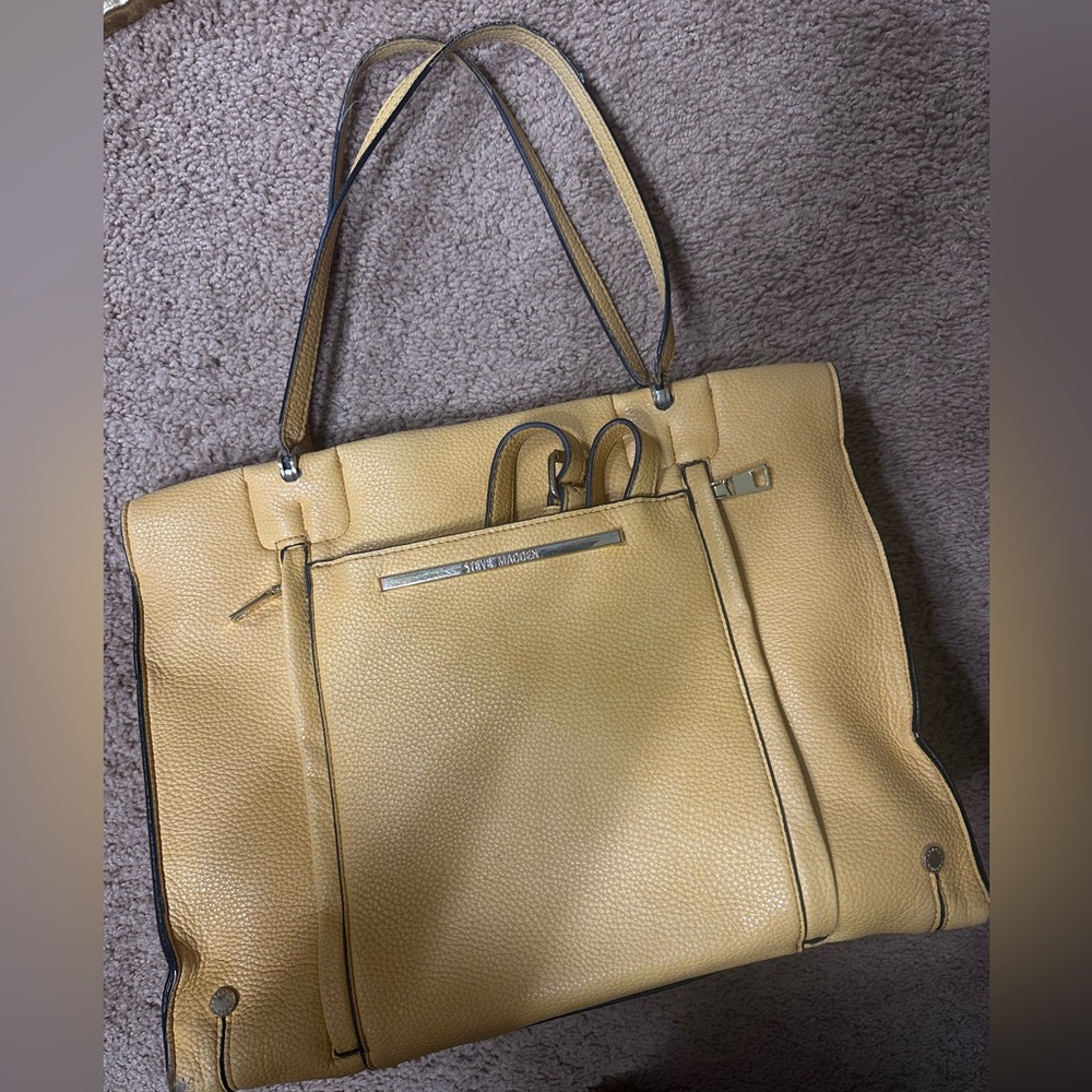 Steve Madden Mustard Yellow Tote